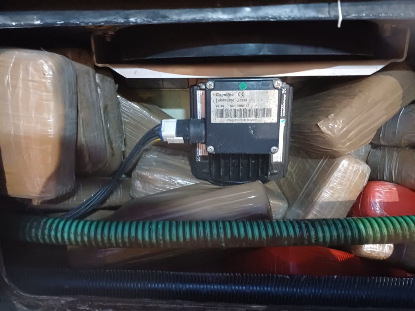 Aduanas incautan 59,82 kg de cocaína