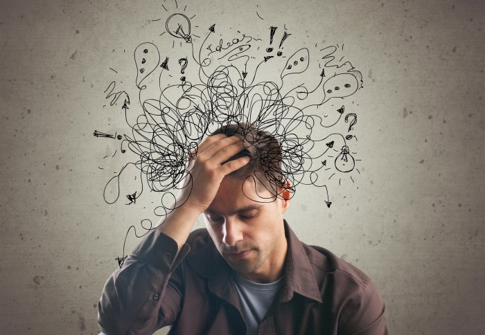 volwassen man met ADHD
