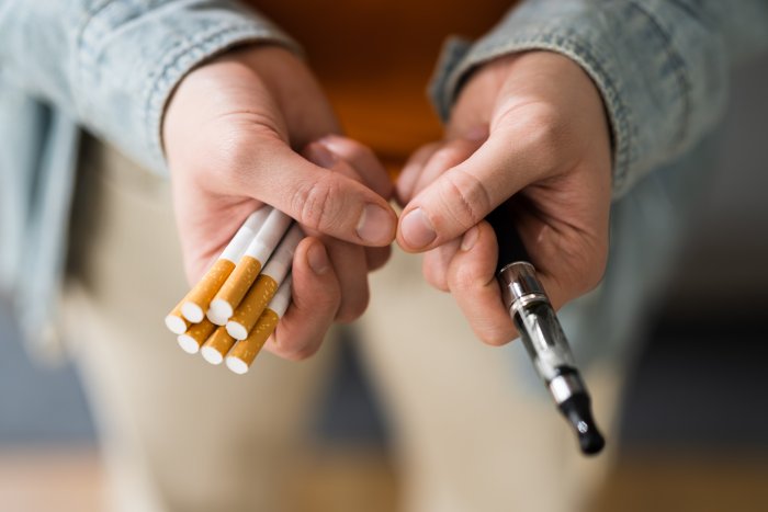 cigarette classique versus e-sigaret