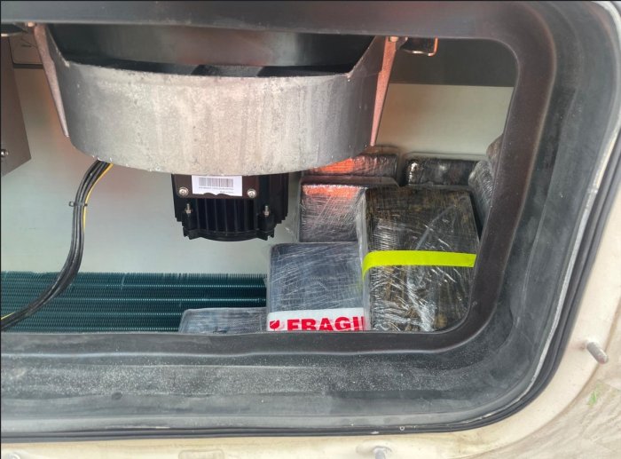 Cocaïne in container