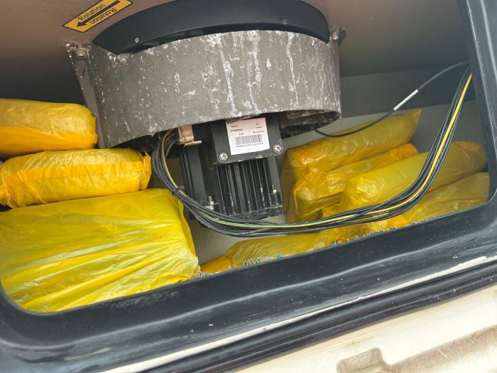 Cocaïne in container