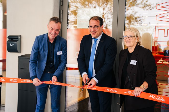 Stijn De Wilde, David Clarinval en Nathalie Muylle