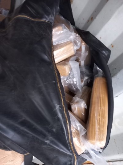 Cocaïne in een tas