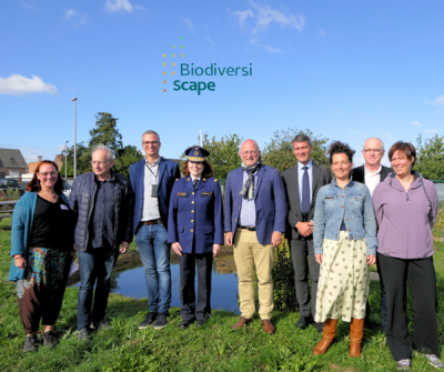 photo de groupe inauguration Biodiversiscape Asse