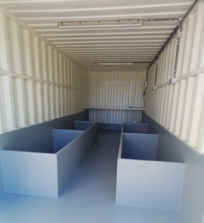 binnenkant container