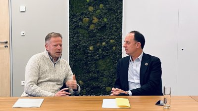 Stefan Goethaert (Colruyt) en Jean Van Wetter (Enabel)