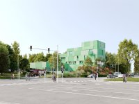 Afbeelding brandweerkazerne Delta van ver